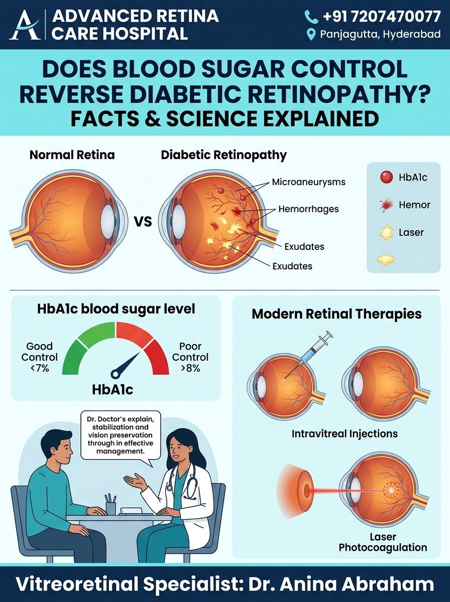 Does Good Blood Sugar Control Reverse Diabetic Retinopathy? Facts Explained